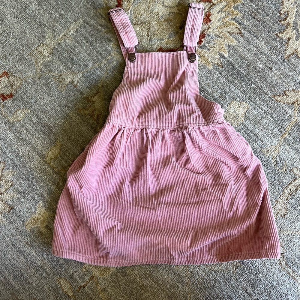 Zara Corduroy Jumper Dress